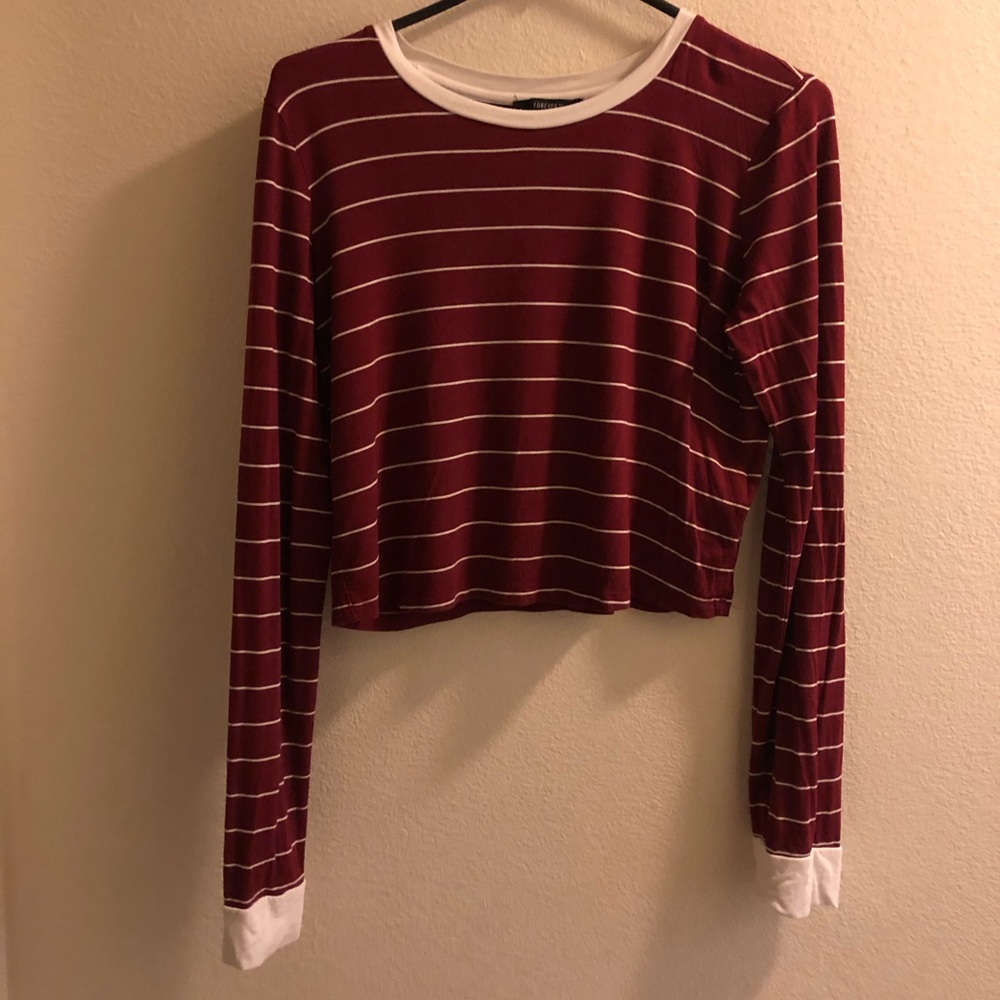 Striped long sleeve shirt